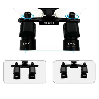 Lupa ZT con Lente de 4x-6x y 40.000 Lúmenes