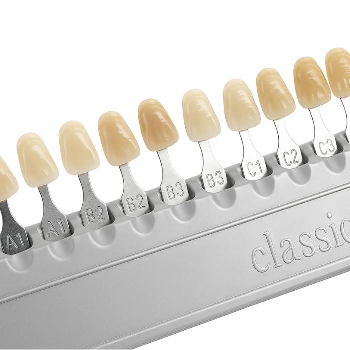 Guía Dental 16 o 29 Tonos para Blanqueamiento y Comparación