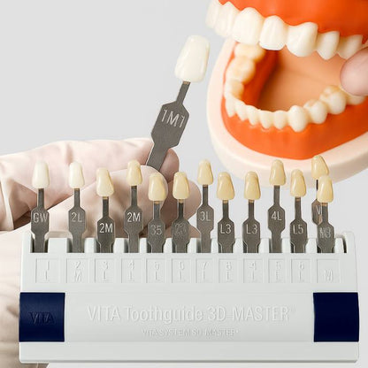 Guía Dental 16 o 29 Tonos para Blanqueamiento y Comparación