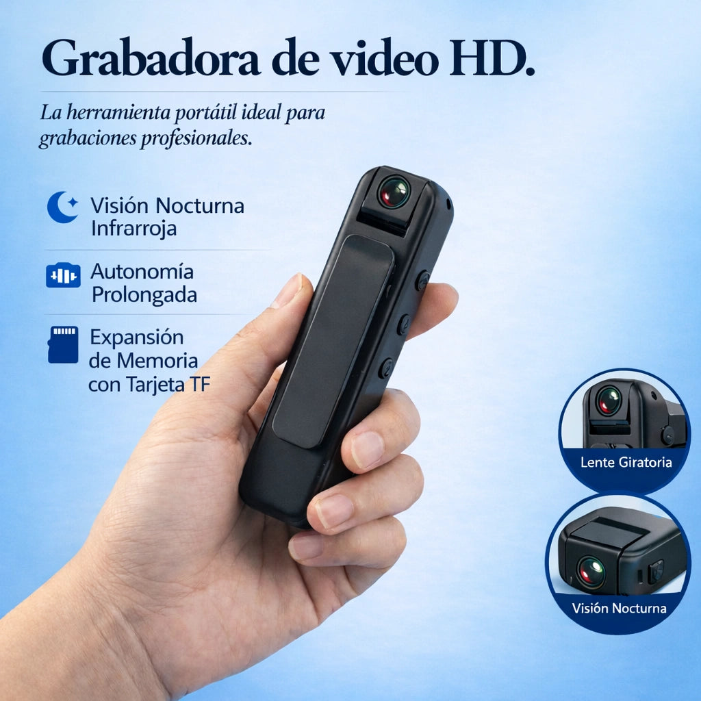 [locale:es] Grabadora de video HD — la herramienta portátil ideal para grabaciones profesionales